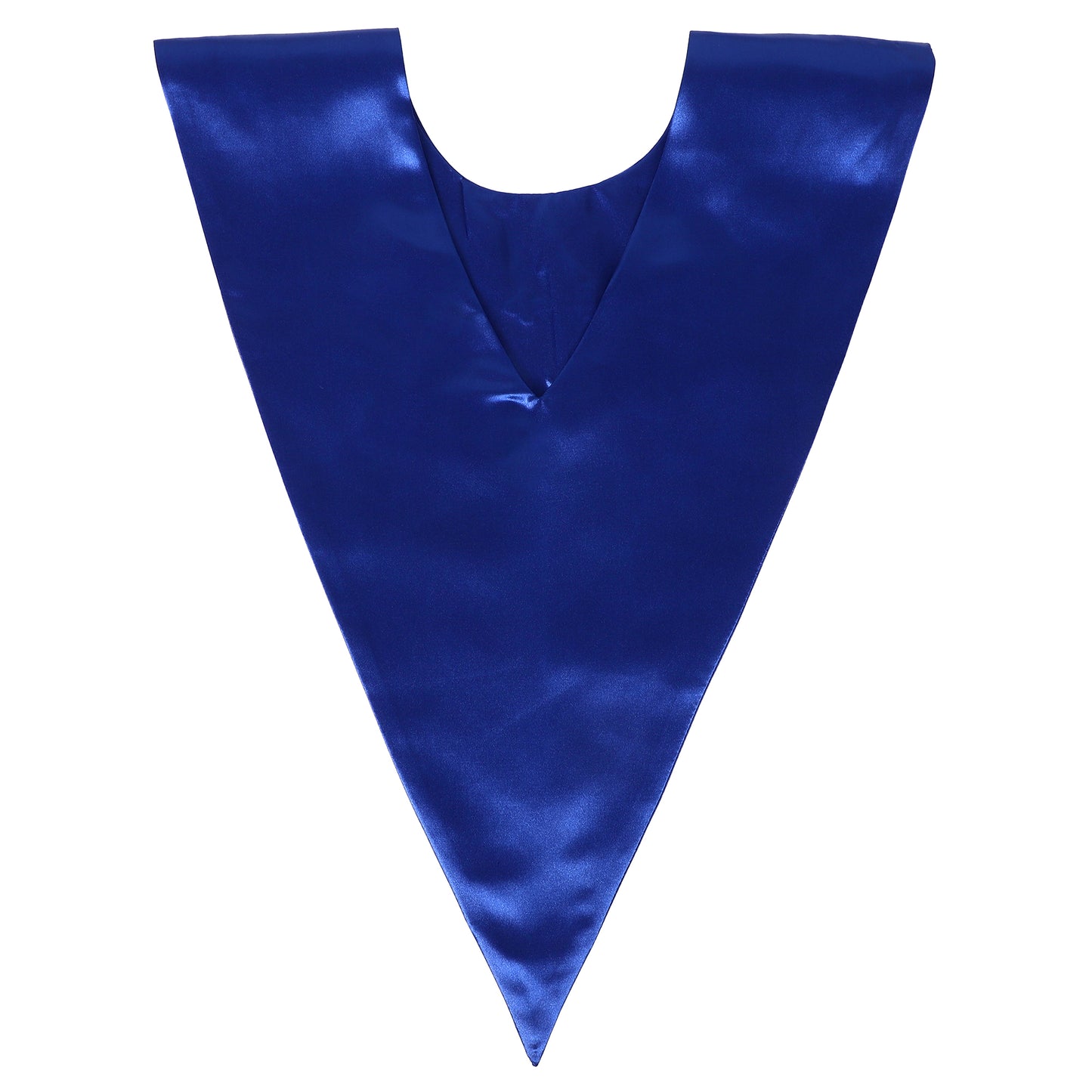 Full back image of V-shaped church stole for choir performance