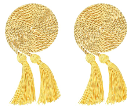 Newrara Graduation Solid Braided Honor Cords 68 Inches Long