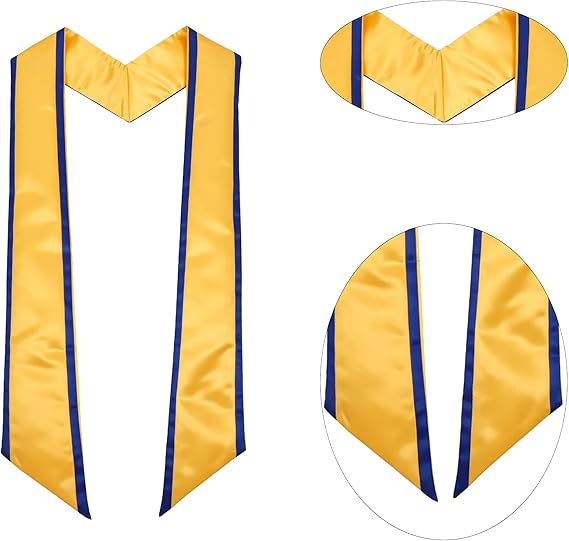 Adult unisex honor stole for senior photos and grad portraits