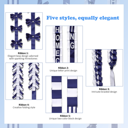 Newrara Homecoming Mum Supplies Set with Flower, Ribbon, and Braids for Back-to-School & Party Decorations 36 Inch