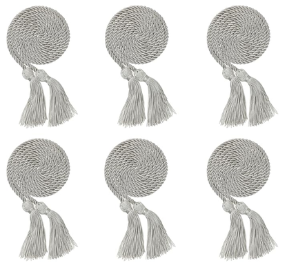 Newrara 6PCS Graduation Solid Braided Honor Cords 68 Inches Long