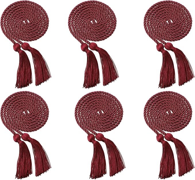 maroon graduation honor cords 68 inch single color
