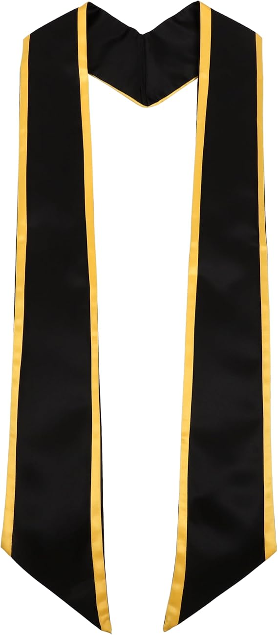 Adult unisex honor stole for senior photos and grad portraits