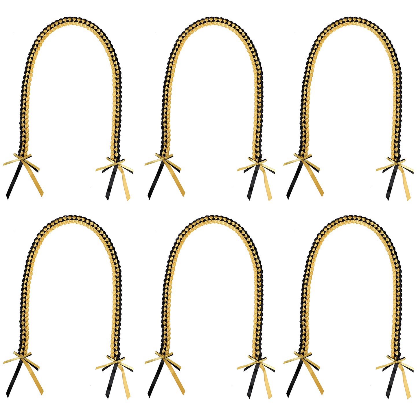 6 pack handmade graduation lei bulk set for schools