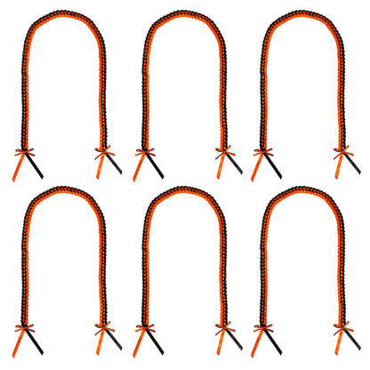 Group pack of handcrafted ribbon graduation leis