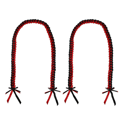 Handmade graduation lei set, 2pcs ribbon leis for graduates
