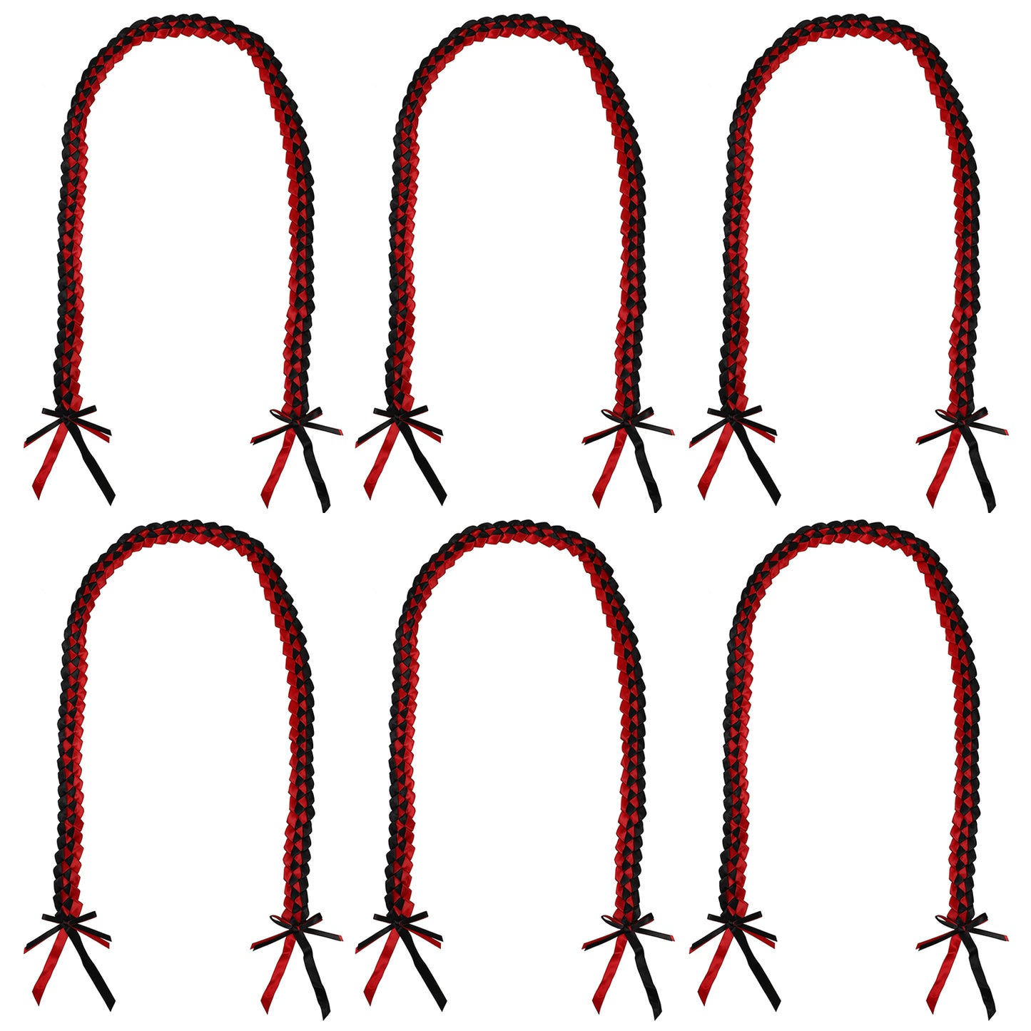 Bulk floral ribbon leis for graduates and celebrations