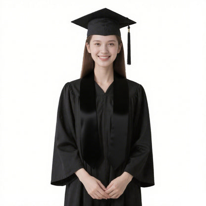 Newrara Plain Graduation Stoles for Adults 60''/72''