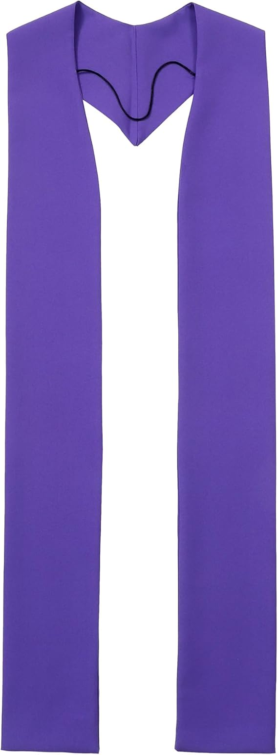 Newrara Unisex Plain Clergy Stole  94"