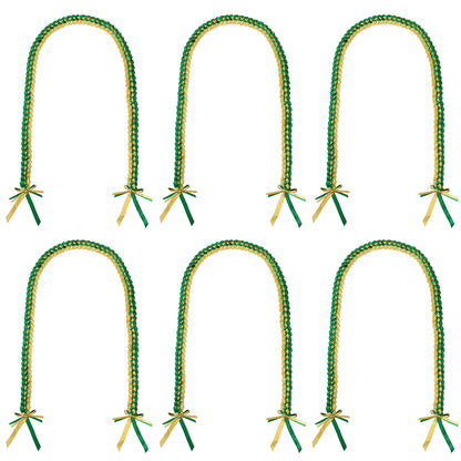 Bulk floral ribbon leis for graduates and celebrations