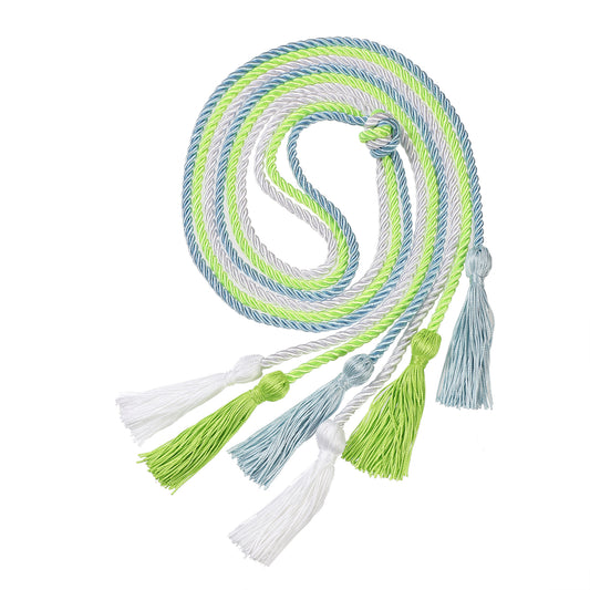 Newrara Three Mixed-Color Graduation Honor Cords 68''