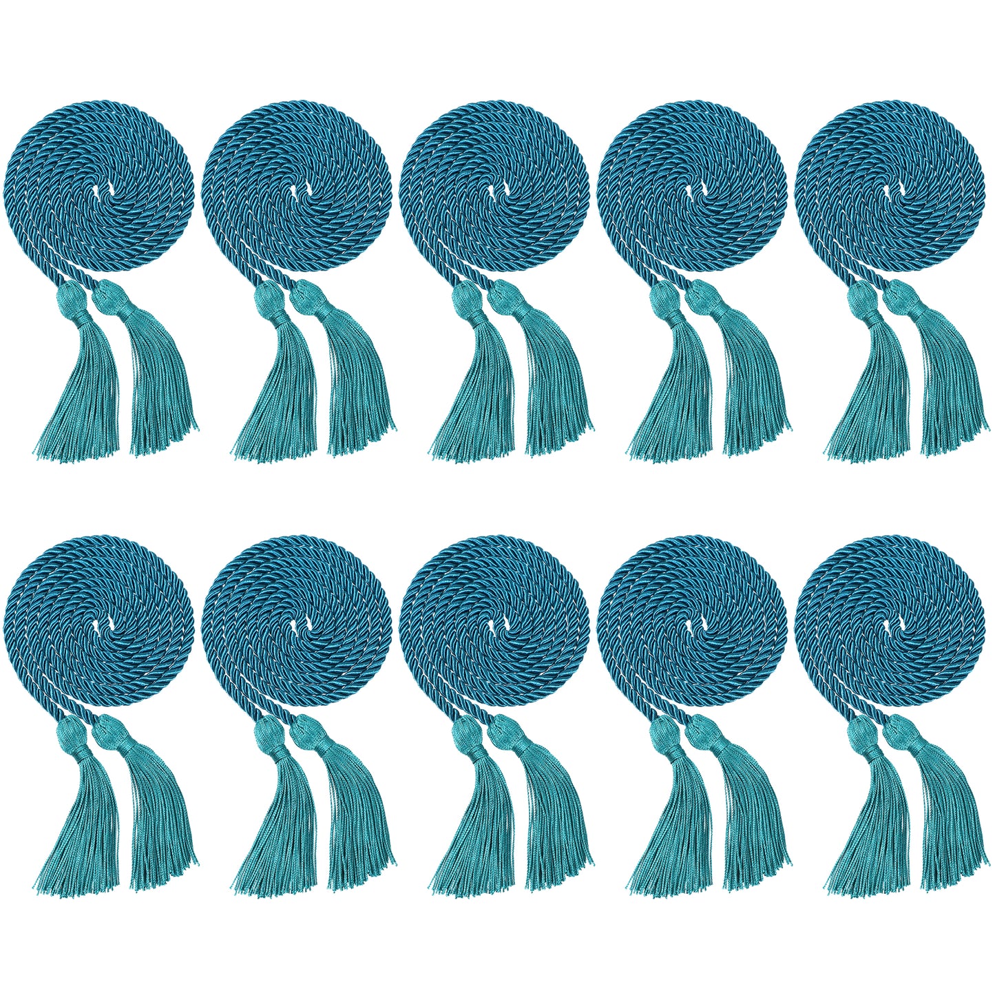 Newrara 10PCS Graduation Solid Braided Honor Cords 68 Inches Long