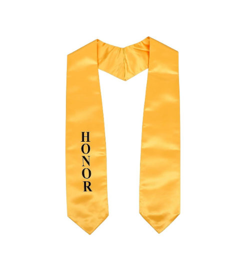 Newrara Unisex Adult Plain Honor Graduation Stole 60''Long