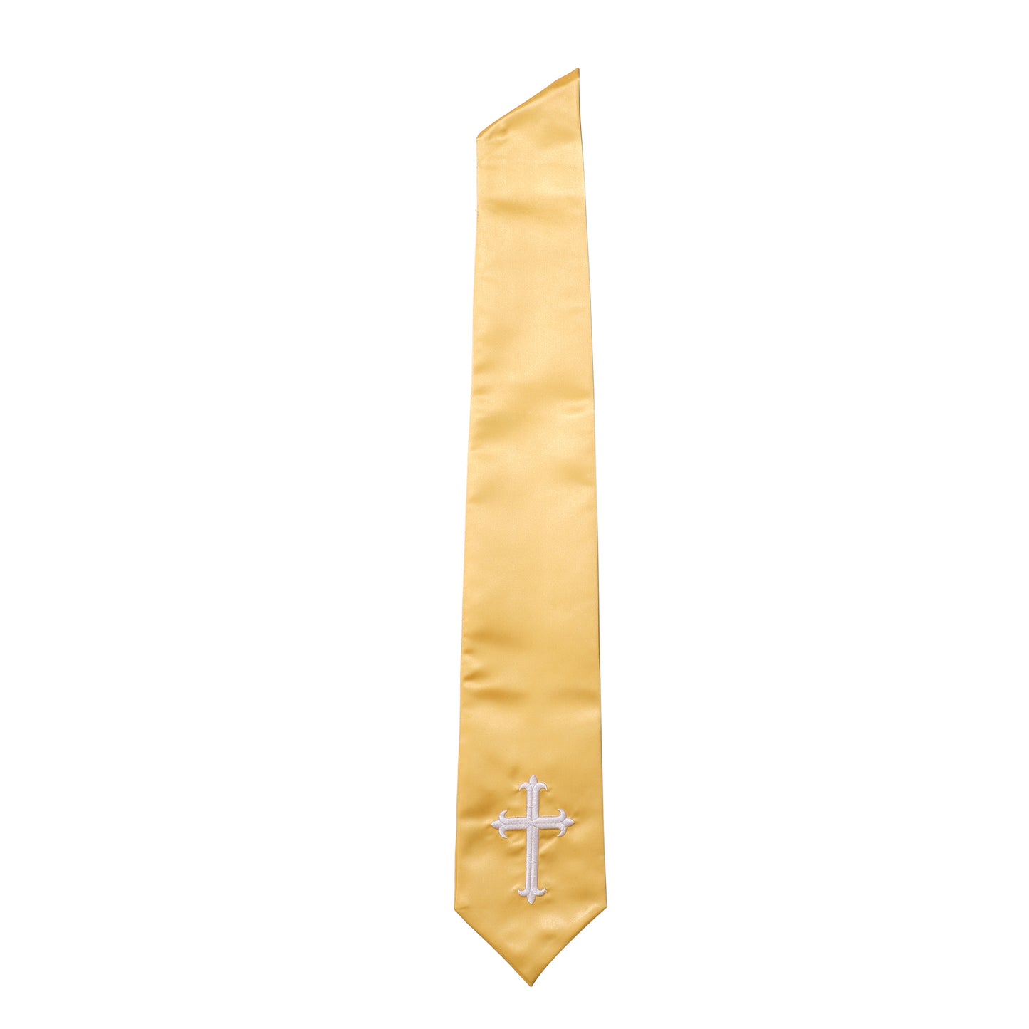 Newrara Traditional Church Choir Stole with Embroidered Cross 60''
