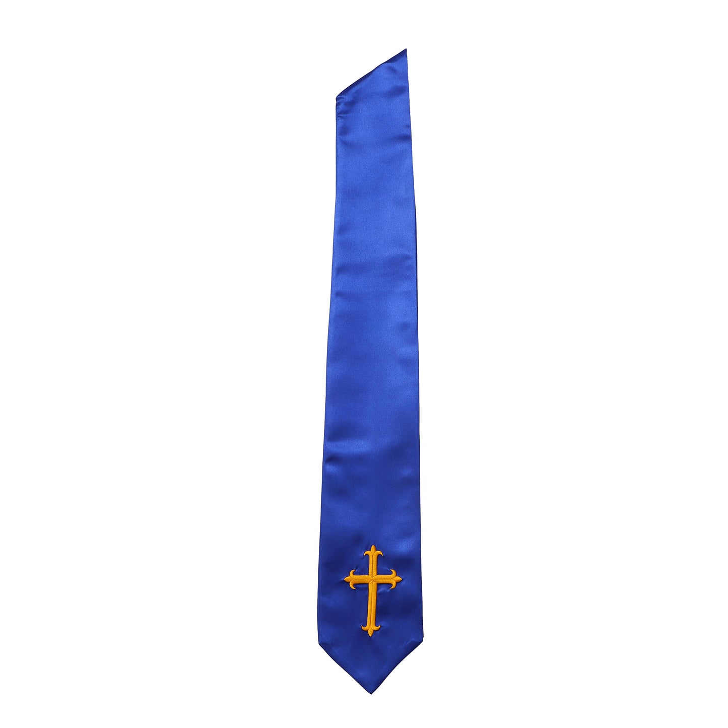 Newrara Traditional Church Choir Stole with Embroidered Cross 60''