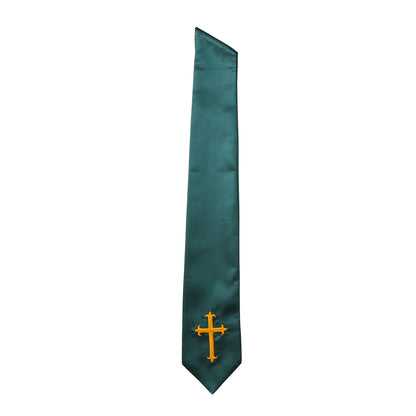 Newrara Traditional Church Choir Stole with Embroidered Cross 60''