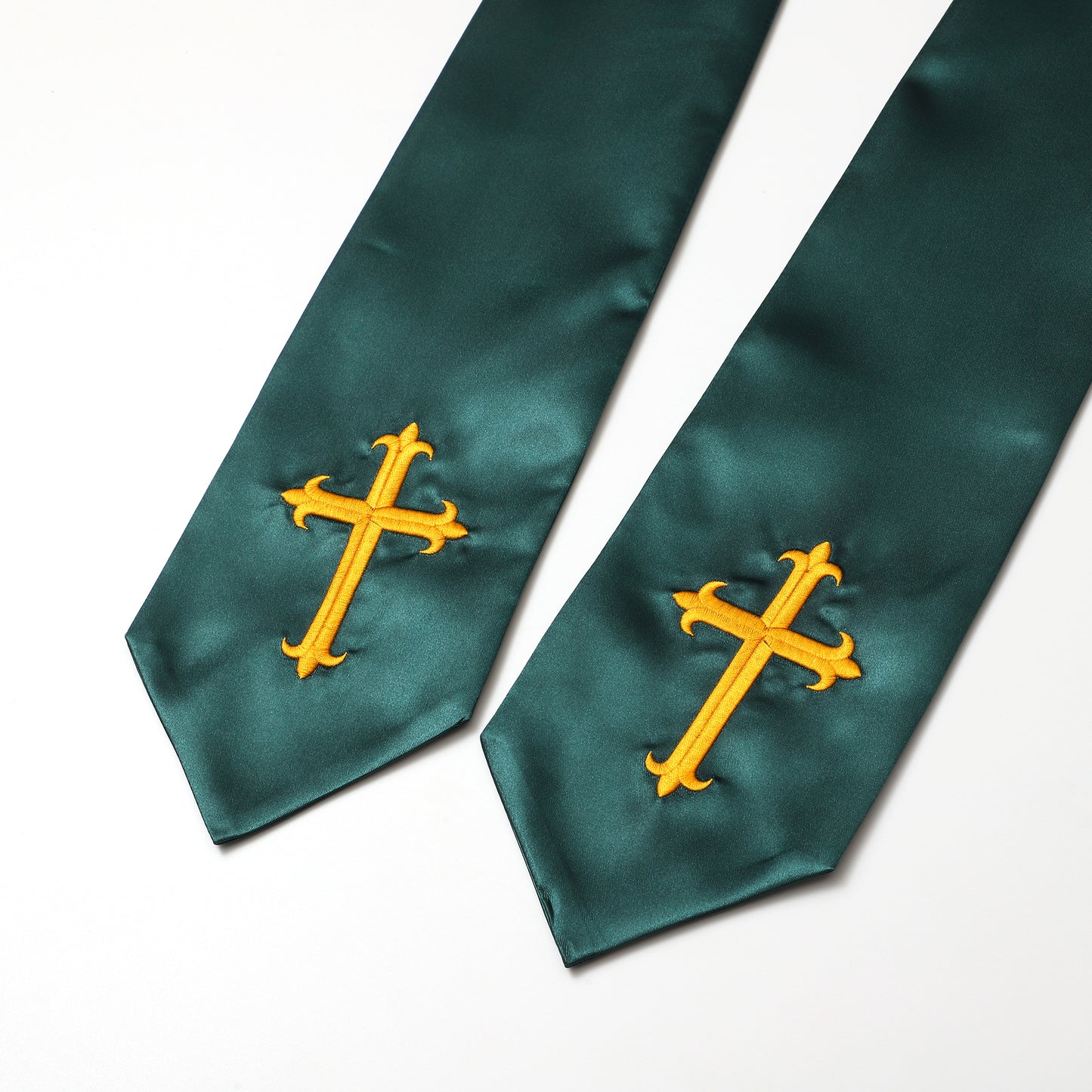 Newrara Traditional Church Choir Stole with Embroidered Cross 60''