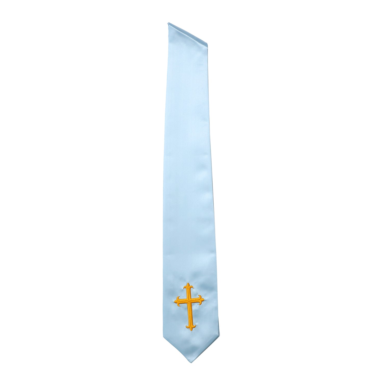 Newrara Traditional Church Choir Stole with Embroidered Cross 60''