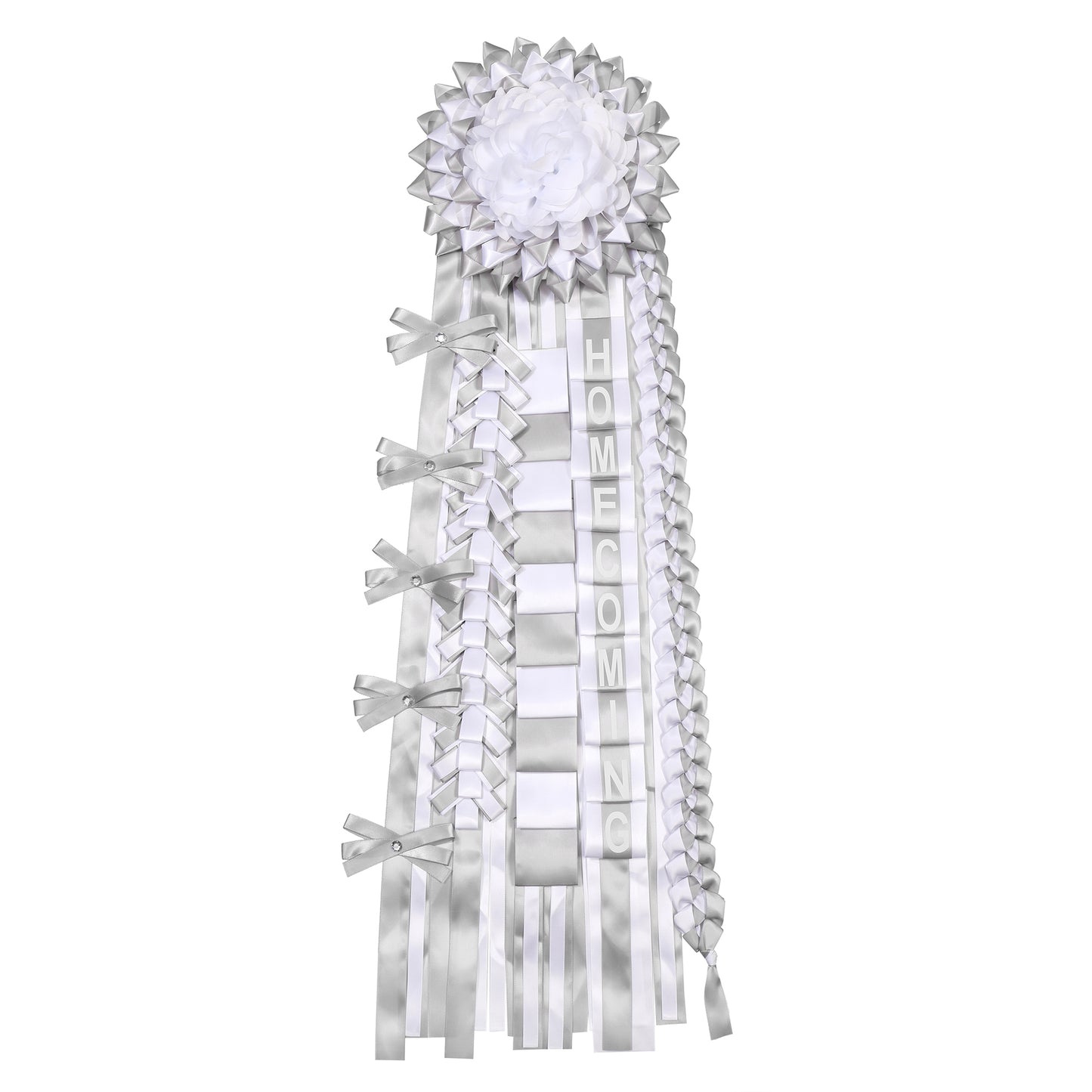 Newrara Homecoming Mum Supplies Set with Flower, Ribbon, and Braids for Back-to-School & Party Decorations 36 Inch