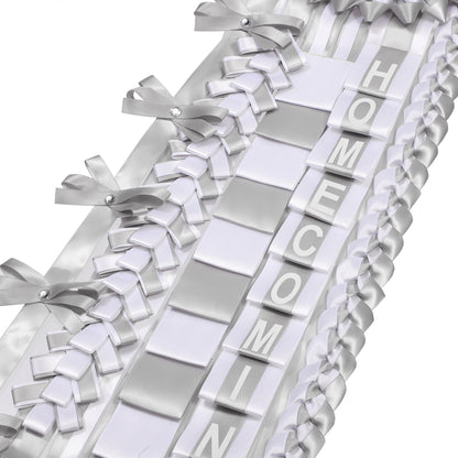 Newrara Homecoming Mum Supplies Set with Flower, Ribbon, and Braids for Back-to-School & Party Decorations 36 Inch