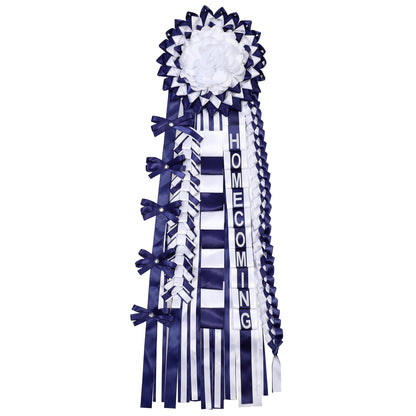 Newrara Homecoming Mum Supplies Set with Flower, Ribbon, and Braids for Back-to-School & Party Decorations 36 Inch