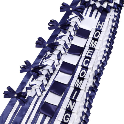 Newrara Homecoming Mum Supplies Set with Flower, Ribbon, and Braids for Back-to-School & Party Decorations 36 Inch
