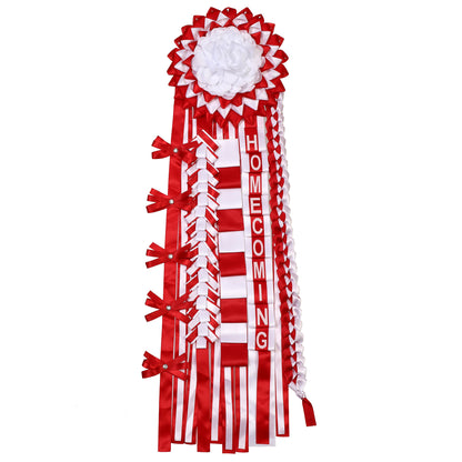 Newrara Homecoming Mum Supplies Set with Flower, Ribbon, and Braids for Back-to-School & Party Decorations 36 Inch