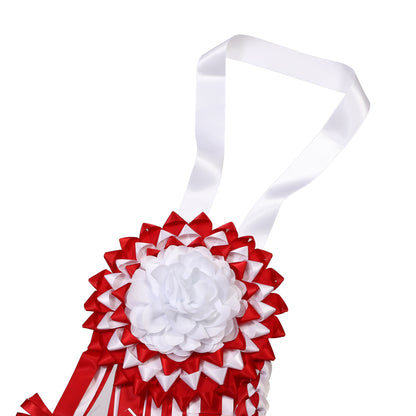 Newrara Homecoming Mum Supplies Set with Flower, Ribbon, and Braids for Back-to-School & Party Decorations 36 Inch