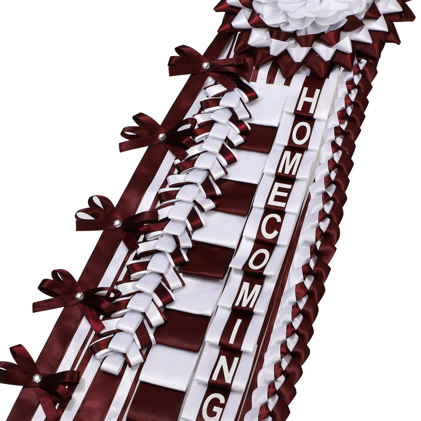 Newrara Homecoming Mum Supplies Set with Flower, Ribbon, and Braids for Back-to-School & Party Decorations 36 Inch