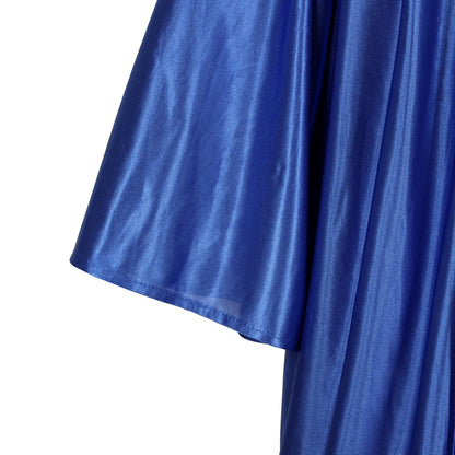 Newrara Graduation Adult/Teen Gown with Gold Stole & Cap Set