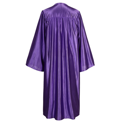 Newrara Shiny Unisex Adult/Teen Graduation Gown Choir/Judge Robe