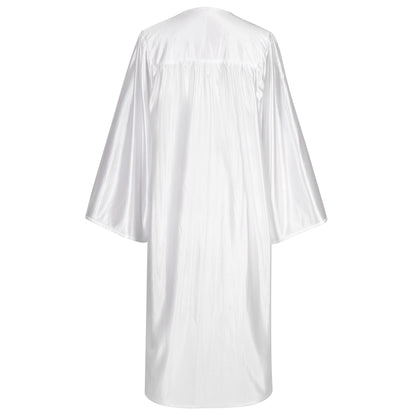 Newrara Shiny Unisex Adult/Teen Graduation Gown Choir/Judge Robe