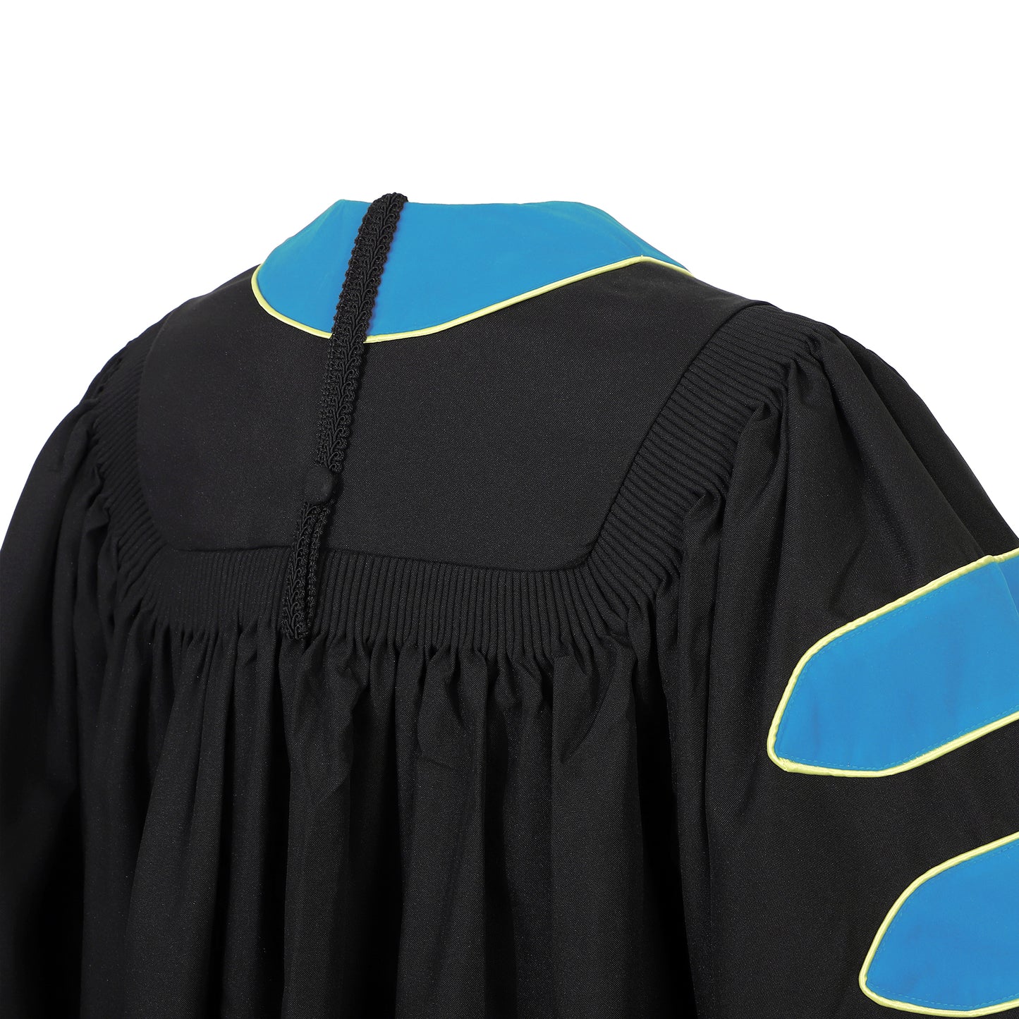 Newrara Deluxe Doctoral Set–Gown,8-sided Tam & Hood for PhD Graduation Ceremony