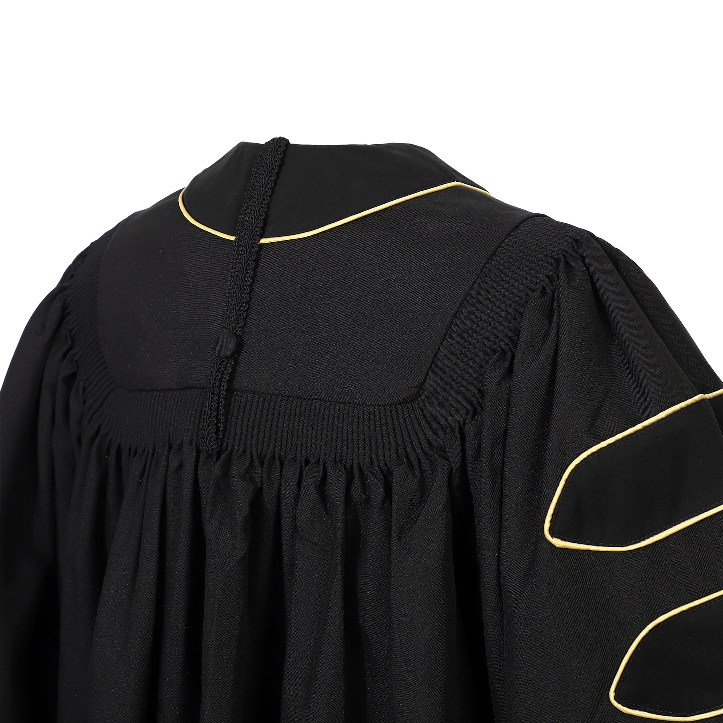 Newrara Deluxe Doctoral Set–Gown,8-sided Tam & Hood for PhD Graduation Ceremony