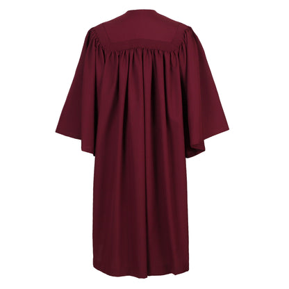 Newrara Deluxe Matte Unisex Graduation Gown Choir/Judge Robe