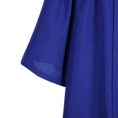 Newrara Deluxe Matte Unisex Graduation Gown Choir/Judge Robe