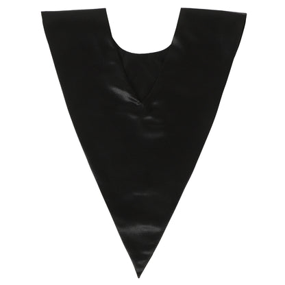 Newrara Unisex Classic V-Shape Solid Satin Stole