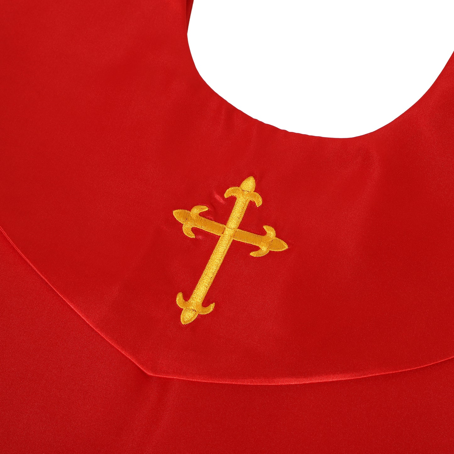 High-quality stitching on classic choir stole