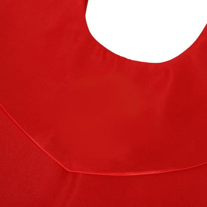 Newrara Unisex Classic V-Shape Solid Satin Stole