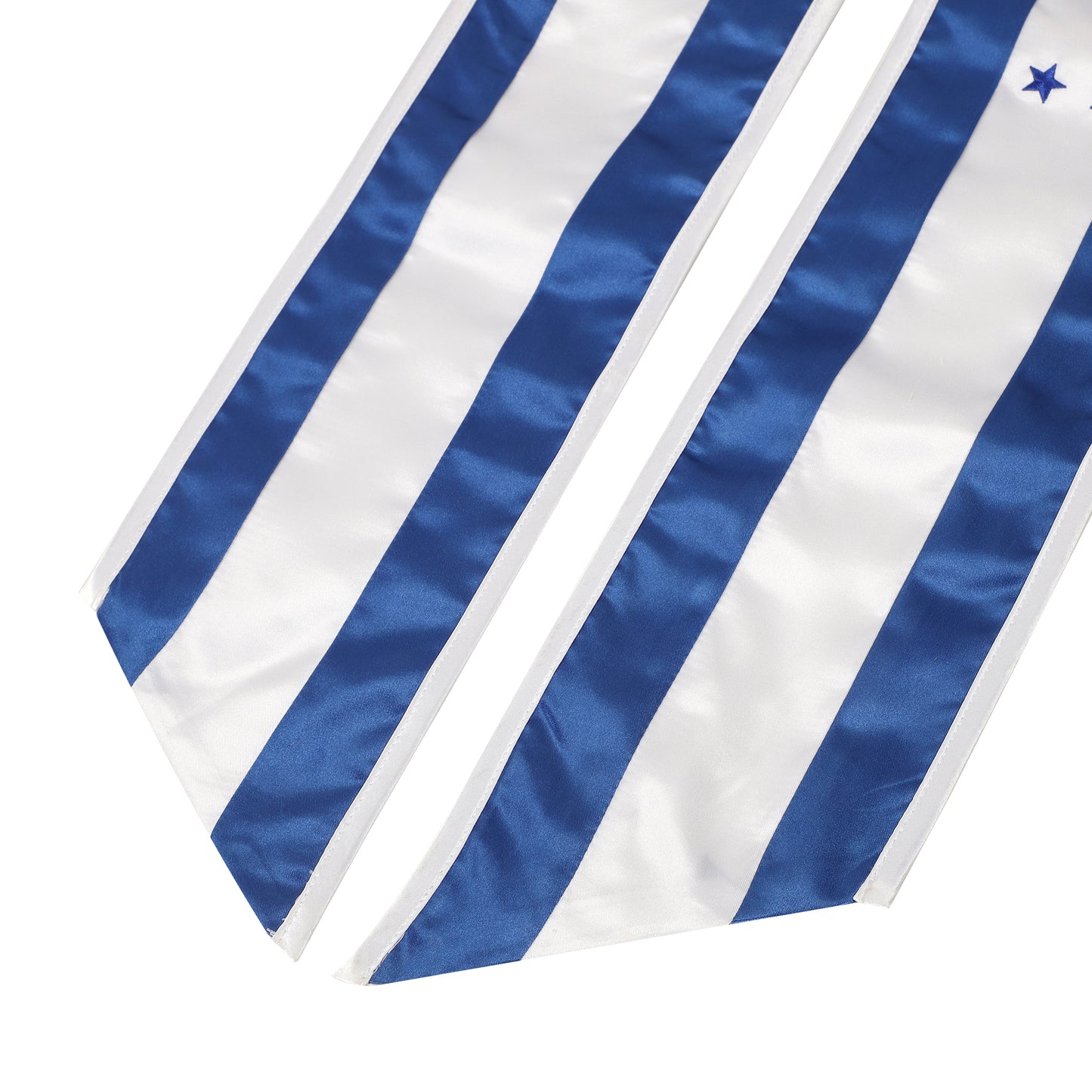 Newrara Unisex National Flag Graduation Stole Embroidery Sash 72''