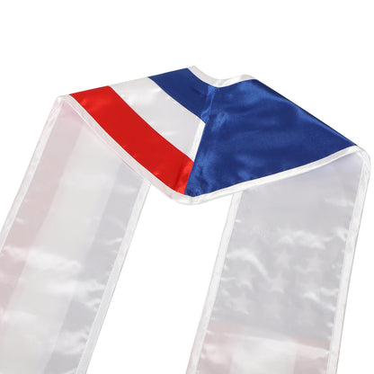 Newrara Unisex National Flag Graduation Stole Embroidery Sash 72''