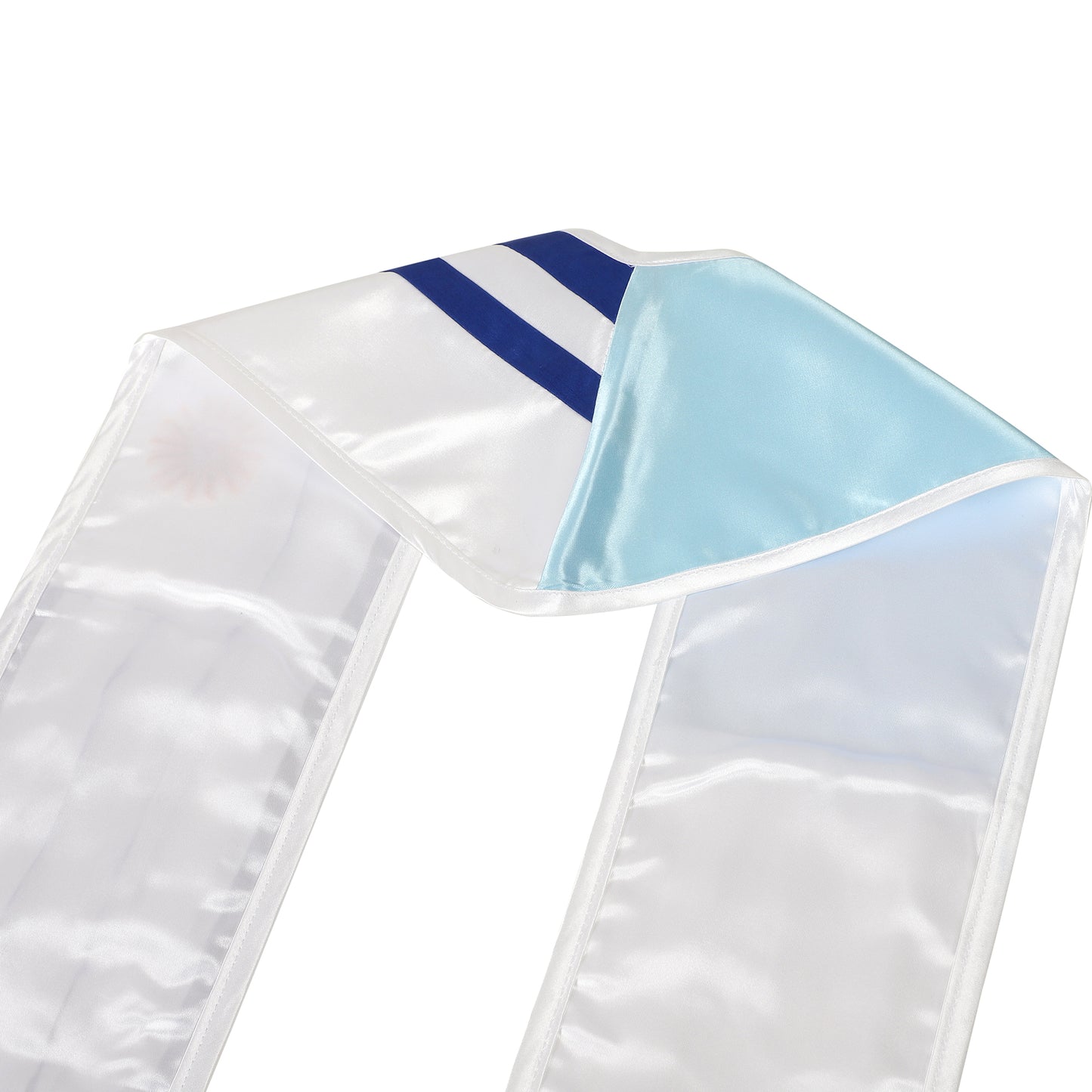 Newrara Unisex National Flag Graduation Stole Embroidery Sash 72''