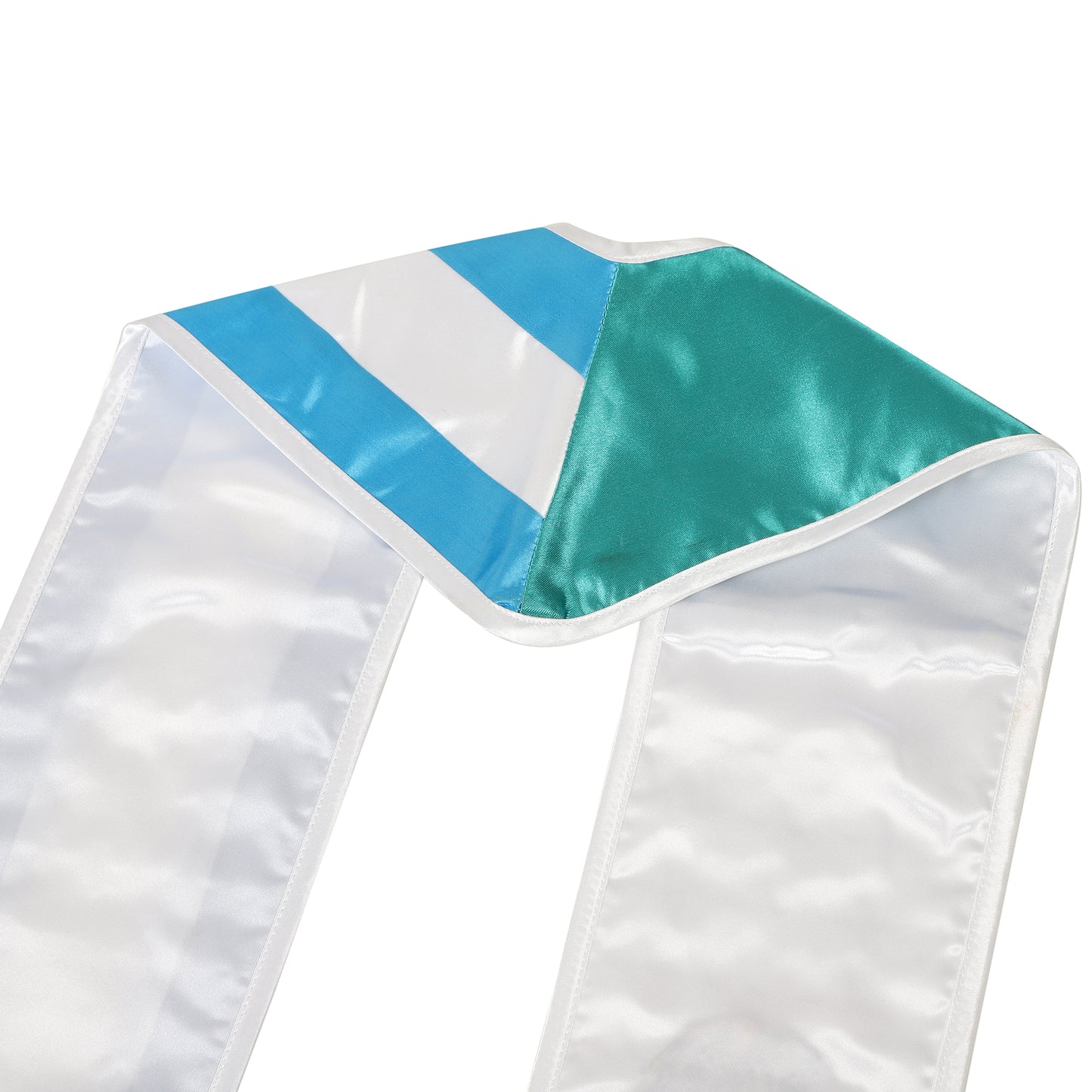 Newrara Unisex National Flag Graduation Stole Embroidery Sash 72''