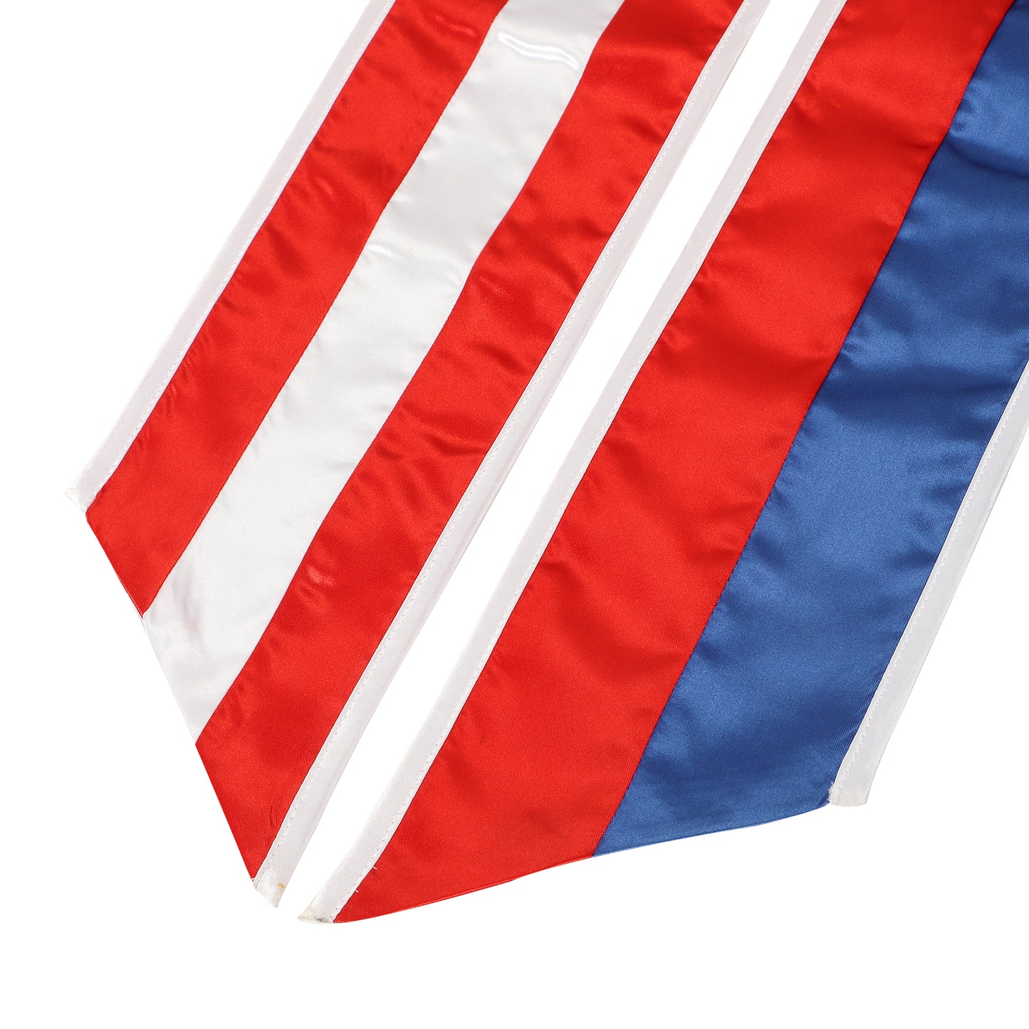 Newrara Unisex National Flag Graduation Stole Embroidery Sash 72''