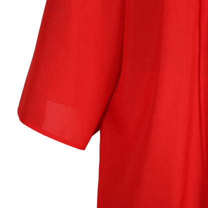 Newrara Matte Adult/Teen Unisex Graduation Gown and Cap set with Tassel