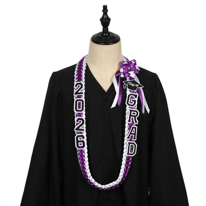 Newrara 2026 Graduation Ribbon Lei for High School & College Graduation DIY Party Supplies