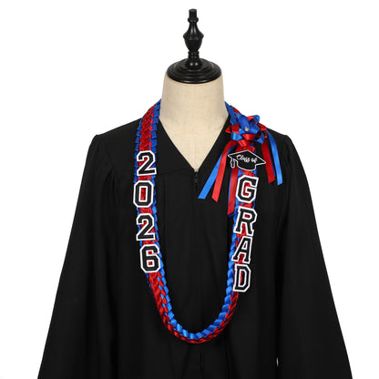 Newrara 2026 Graduation Ribbon Lei for High School & College Graduation DIY Party Supplies