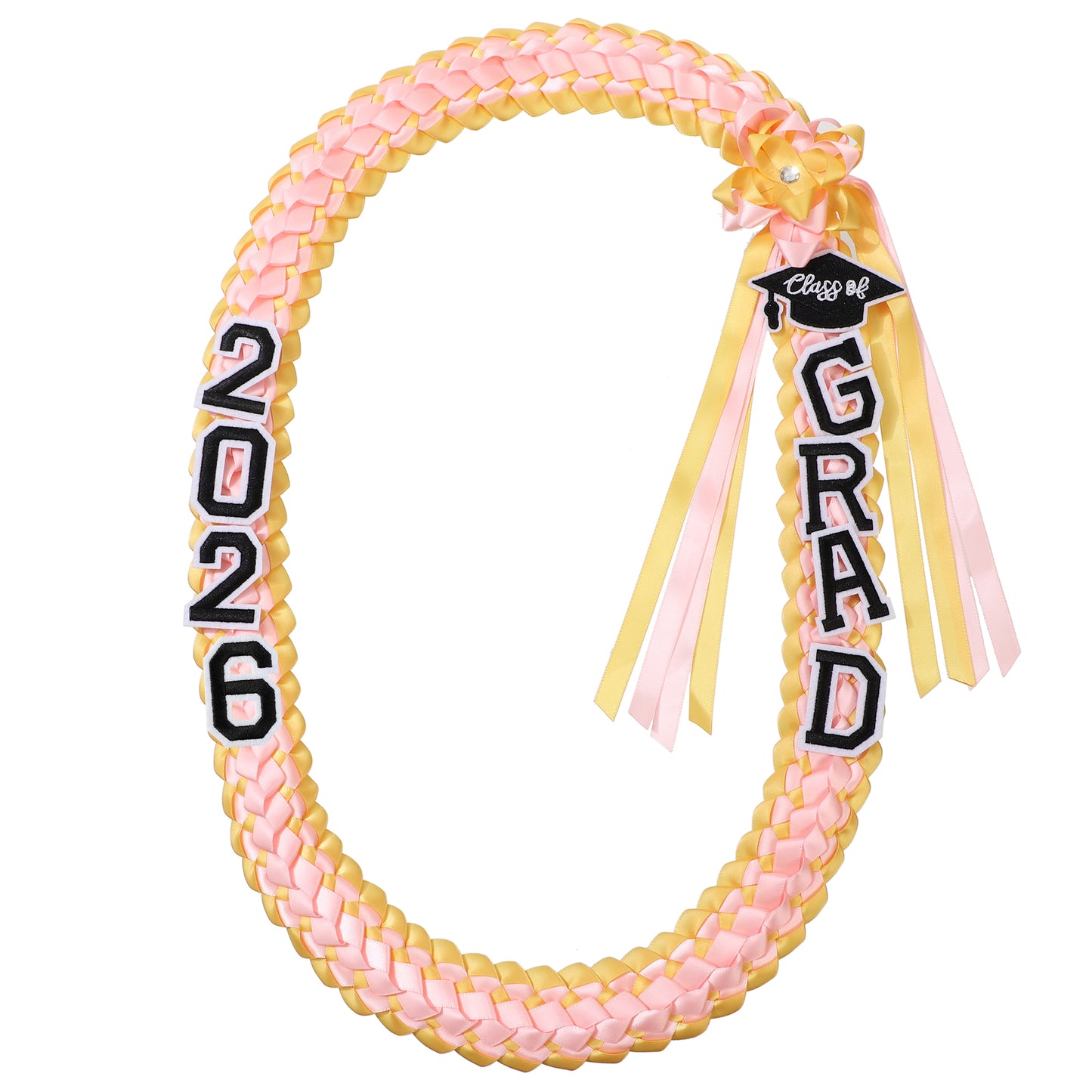 Newrara 2026 Graduation Ribbon Lei for High School & College Graduation DIY Party Supplies