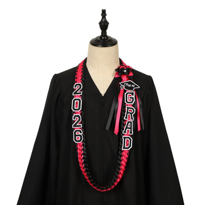 Newrara 2026 Graduation Ribbon Lei for High School & College Graduation DIY Party Supplies