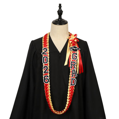 Newrara 2026 Graduation Ribbon Lei for High School & College Graduation DIY Party Supplies